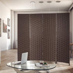 Room Dividers and Folding Privacy Screens 4 Panel 6 ft Foldable Portable Room - Image 3