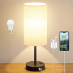 Dicoool 17.4" Bedside Lamp for Bedroom - Image 8