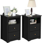 Yaheetech Tall Nightstands Set of 2 by Unknown
