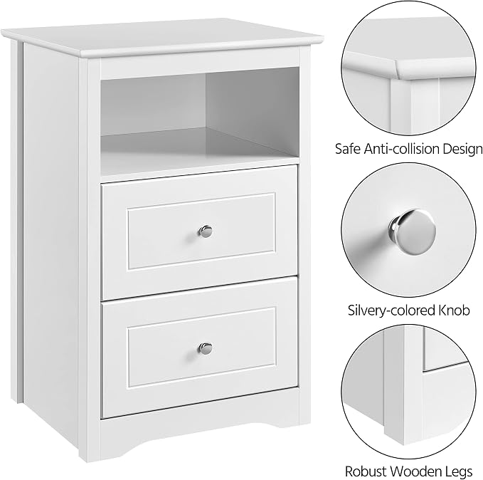 Yaheetech Tall Nightstands Set of 2 - Image 5