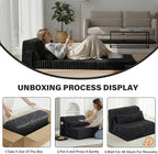 Folding Sofa Bed Convertible Sleeper Chair Mattress - Image 8