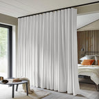 Room Divider Curtains Total Blackout Privacy Curtain Panel Room Thermal by Makefeileshade