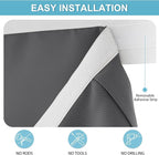 RYB HOME Blackout French Door Curtain - Image 2