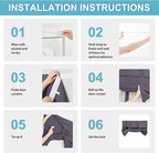 RYB HOME Blackout Door Window Curtains - Image 3