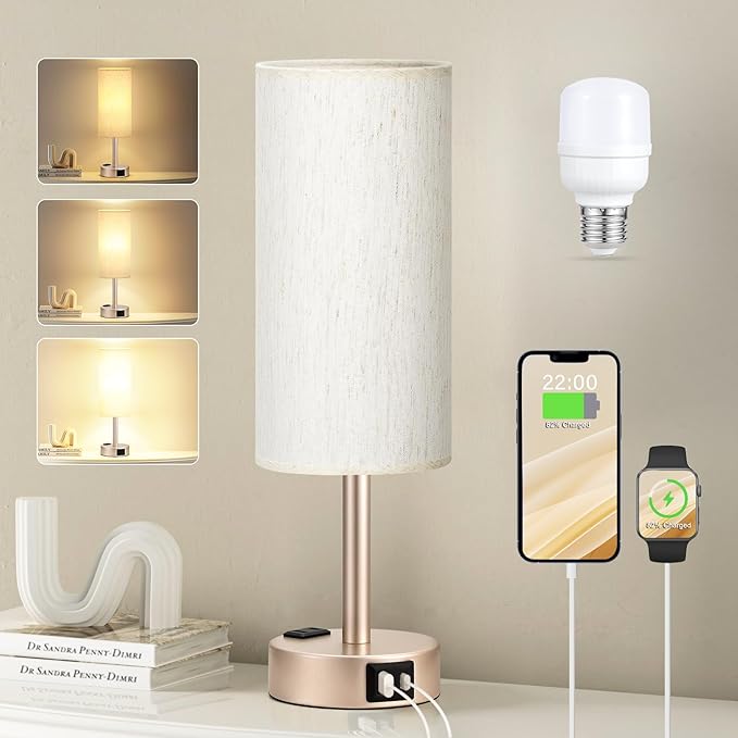 Bedside Table Lamp for Bedroom by Fenmzeelighting