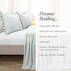 Lush Decor Ruffle Skirt Bedspread Set - Image 6