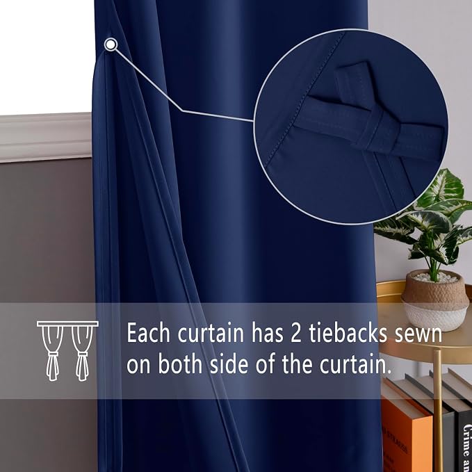 DWCN Blackout Curtains for Bedroom - Image 2