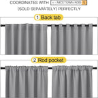 NICETOWN Blackout Curtain Panels - Image 3