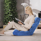 Giantex Floor Chair with Back Support, 14 Adjustable Position, Padded Sleeper - Image 8