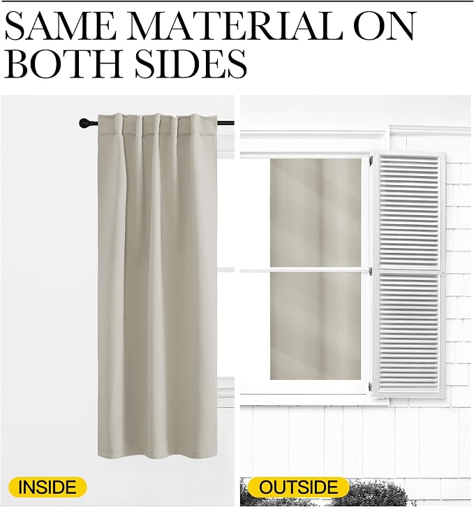 NICETOWN Blackout Curtains Window Drapes - Image 6