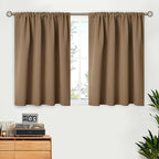 BGment Taupe Blackout Curtains 36 Inch Length by BGment