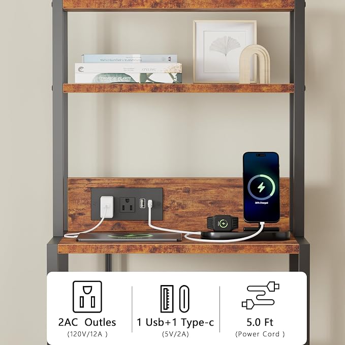 Night Stand, Tall Nightstand - Image 6