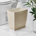 iDesign Small Plastic Bathroom Trash Can, - Image 3