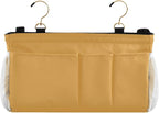 Mustard Yellow Bedside Caddy Storage Bag Bedside Organizer - Image 2