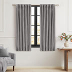 PRIMROSE Light Grey Curtains 63 inch by PRIMROSE