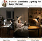 Desk lamp Eye-Caring Table Lamps, 360°Rotation Gooseneck Clip on Lamp Reading - Image 2