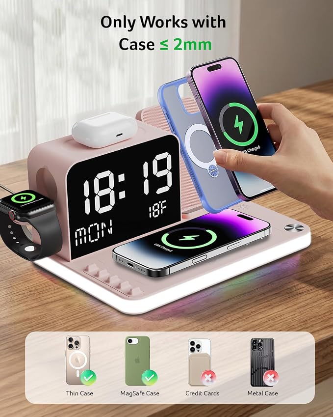 Acer 7-in-1 Wireless Charging Station - 30W Fast Wireless Charger - Image 8