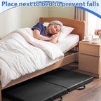 Wesiti 1 Pcs Fall Mat for Elderly Bedside, Anti Fatigue Crash Bed Pad - Image 7