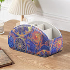 TV Remote Control Holder with 5 Compartments, Remote Caddy/Tray - Image 7