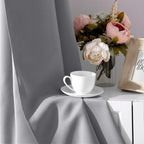 HOMEIDEAS Blackout Curtains for Bedroom 52 X 96 Inch Long 2 Panels Set Light - Image 6