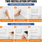 Floating Bedside Wall Shelf, 【Metal】 Wall Organizer - Image 6