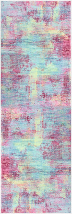 Abstract Runner Rug 3x8 Ft Washable Runners - Image 9