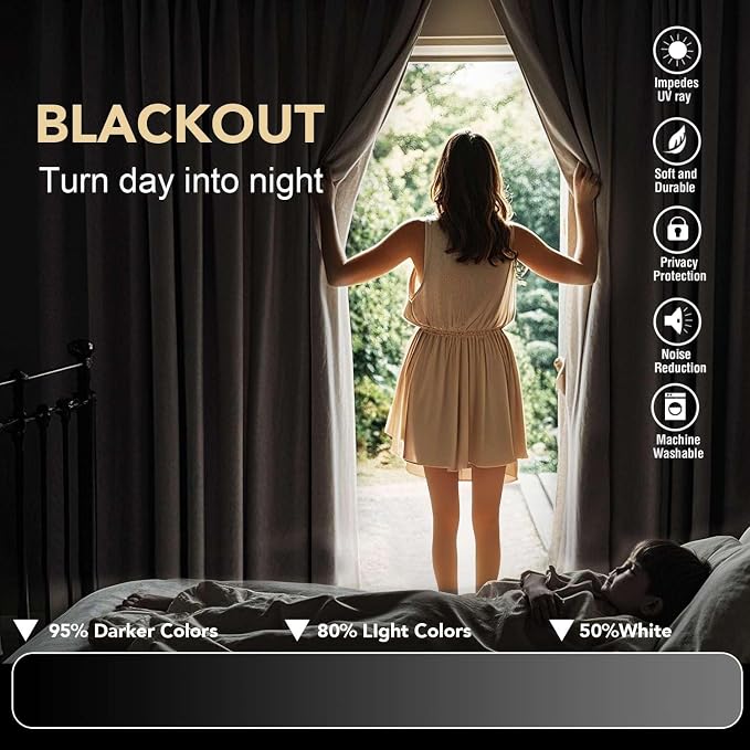 H.VERSAILTEX Ultra Soft Microfiber Thermal Insulated Grommet Blackout - Image 7