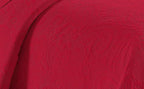 Linen Plus Embossed Coverlet Bedspread Set Oversized Solid Red Full/Queen Bed - Image 2