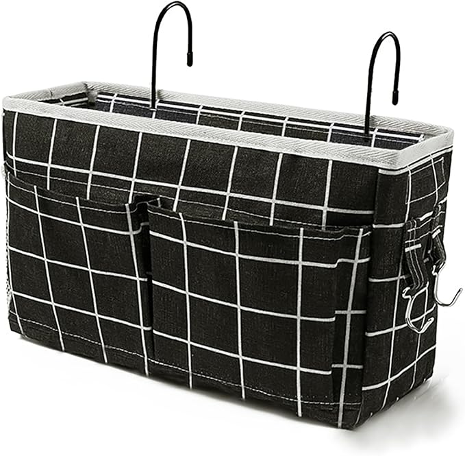 Bedside Caddy Bedside Hanging Storage Basket Multi-Function Organizer Caddy by Someteth