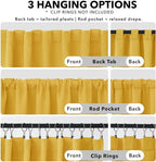 Deconovo Rod Pocket and Back Tab Blackout Curtains - Image 2