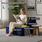 Folding Sofa Bed Convertible Sleeper Chair Mattress - Image 3