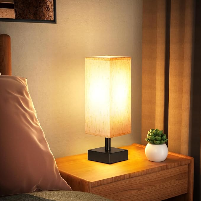 aooshine Small Bedside Table Lamp - Image 4