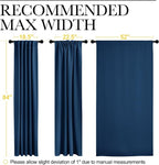 NICETOWN Blackout Curtain Panels Window Draperies - Image 7