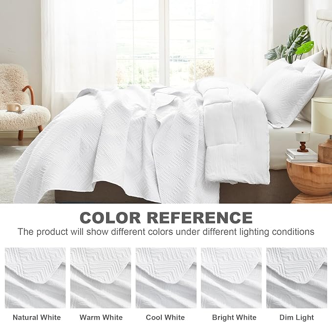 Hansleep White Quilt King Size - Image 6