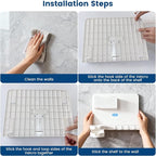 Floating Shelves for Bedside Shelf, Stick On Accessories Organizer, Dorm Room - Image 6
