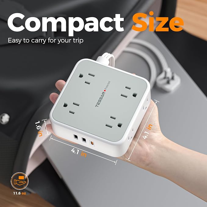 TESSAN Surge Protector Power Strip - Image 8