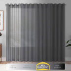 ECLIPSE Kendall Modern Blackout Thermal Rod Pocket Window Curtain - Image 2