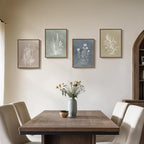 Framed Boho Neutral Botanical Wall Art - Image 3