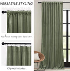 RYB HOME Velvet Curtains 90 inches - Image 3