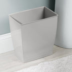 iDesign Small Plastic Bathroom Trash Can, - Image 7