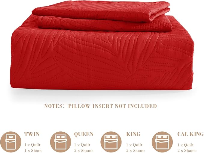Exclusivo Mezcla California King Quilt Bedding Set, Microfiber Bedspreads | - Image 6