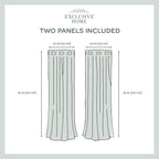 TOWN & COUNTRY LUXE Talia Double Layer Indoor Curtains, Sheer and Room - Image 8