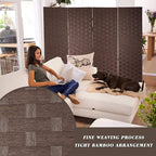 Room Dividers and Folding Privacy Screens 4 Panel 6 ft Foldable Portable Room - Image 2