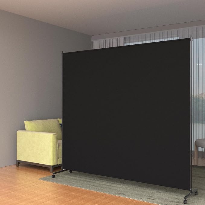 6*6FT Single Panel Room Divider/ Privacy Screen by Unknown