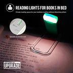 EGWASER Book Light for Reading in Bed, USB Rechargeable Clip on Book Lights - Image 7