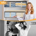 StorageRight Under Bed Storage Bags, 4 Pack, Comforters, Blankets and Seasonal - Image 4