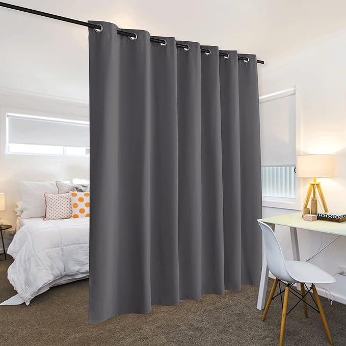 RYB HOME Blackout Curtains Room Divider - Image 3