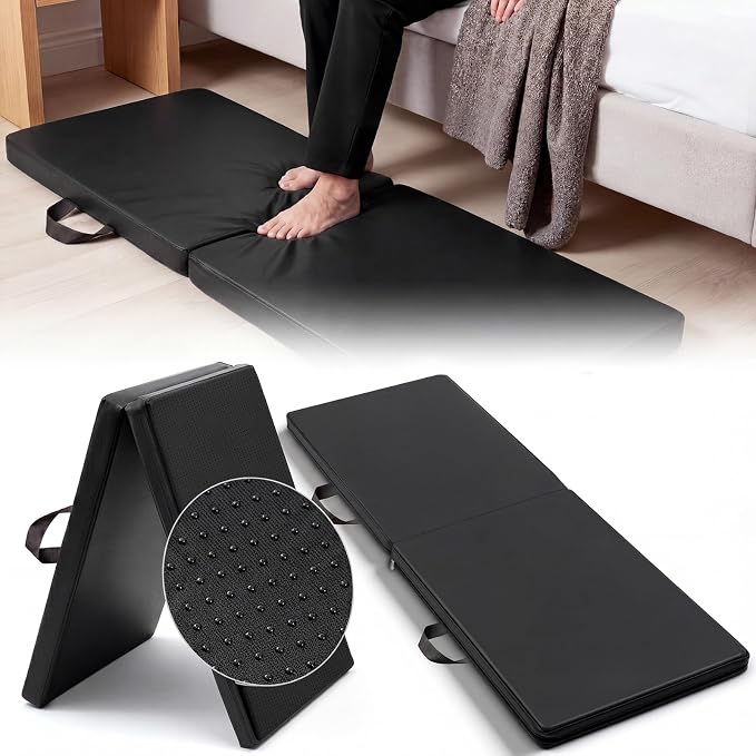 Wesiti 1 Pcs Fall Mat for Elderly Bedside, Anti Fatigue Crash Bed Pad by Unteilti