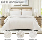 Whale Flotilla Ultra Soft King Quilt Bedding Set, Lightweight - Image 2