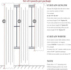 Extra Wide 100 Inch Blackout Curtains 96 Inches Long - Image 5
